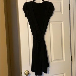 Black Wrap Dress